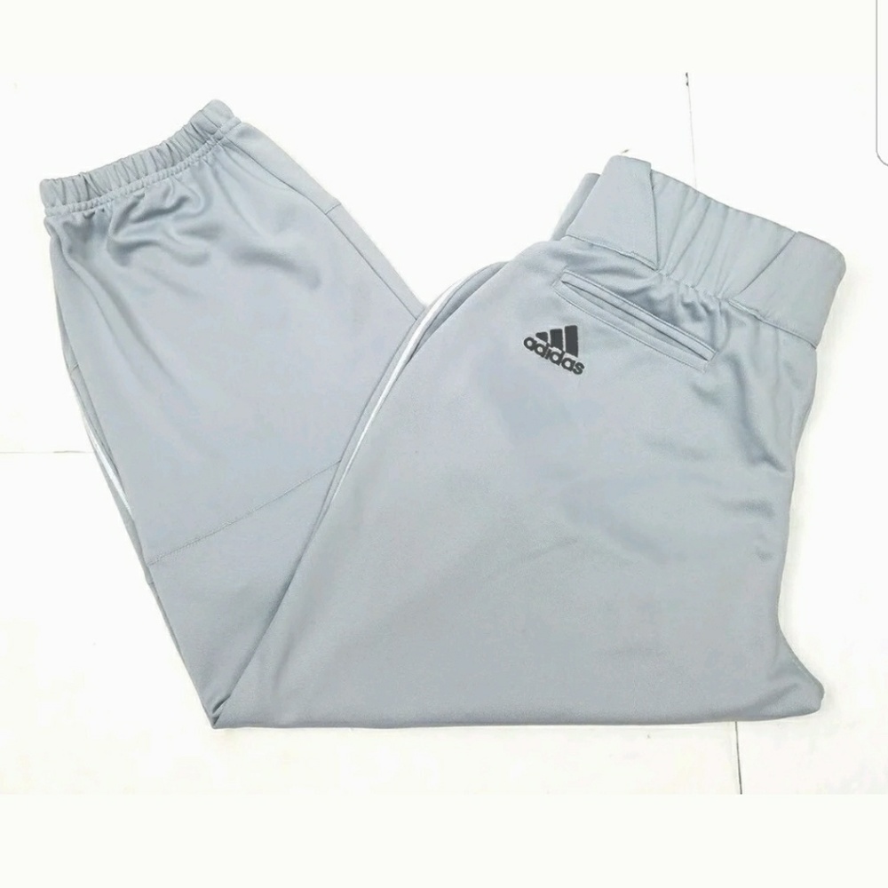 ADIDAS Team PERFORMANCE SOFTBALL Gray  PANTS SIZE